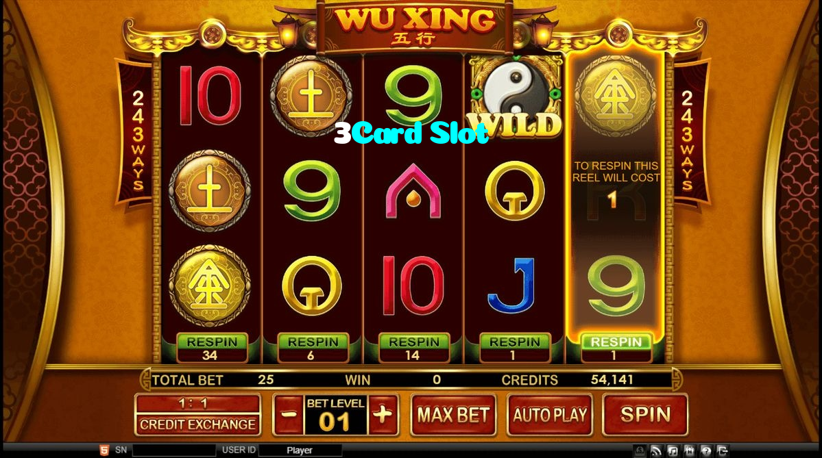 available types of 3Card Slot bet including pre-match live express and system bets